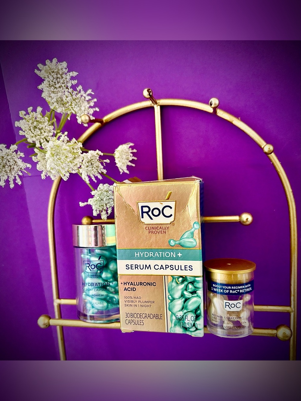 RoC Multi Correxion Hyaluronic Acid Night Serum + RoC Retinol Anti-Aging/Wrinkle